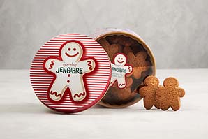 Galletas Jengibre Caja Metálica