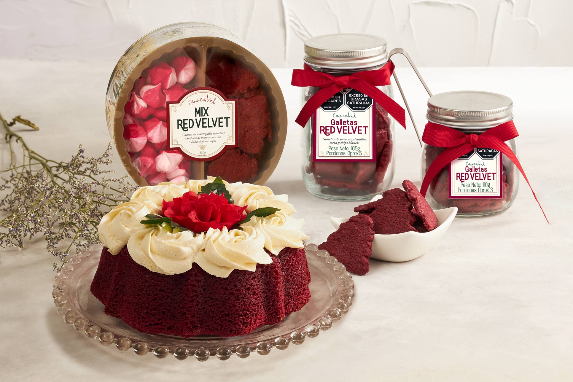 Mix de Galletas y Suspiros Red Velvet