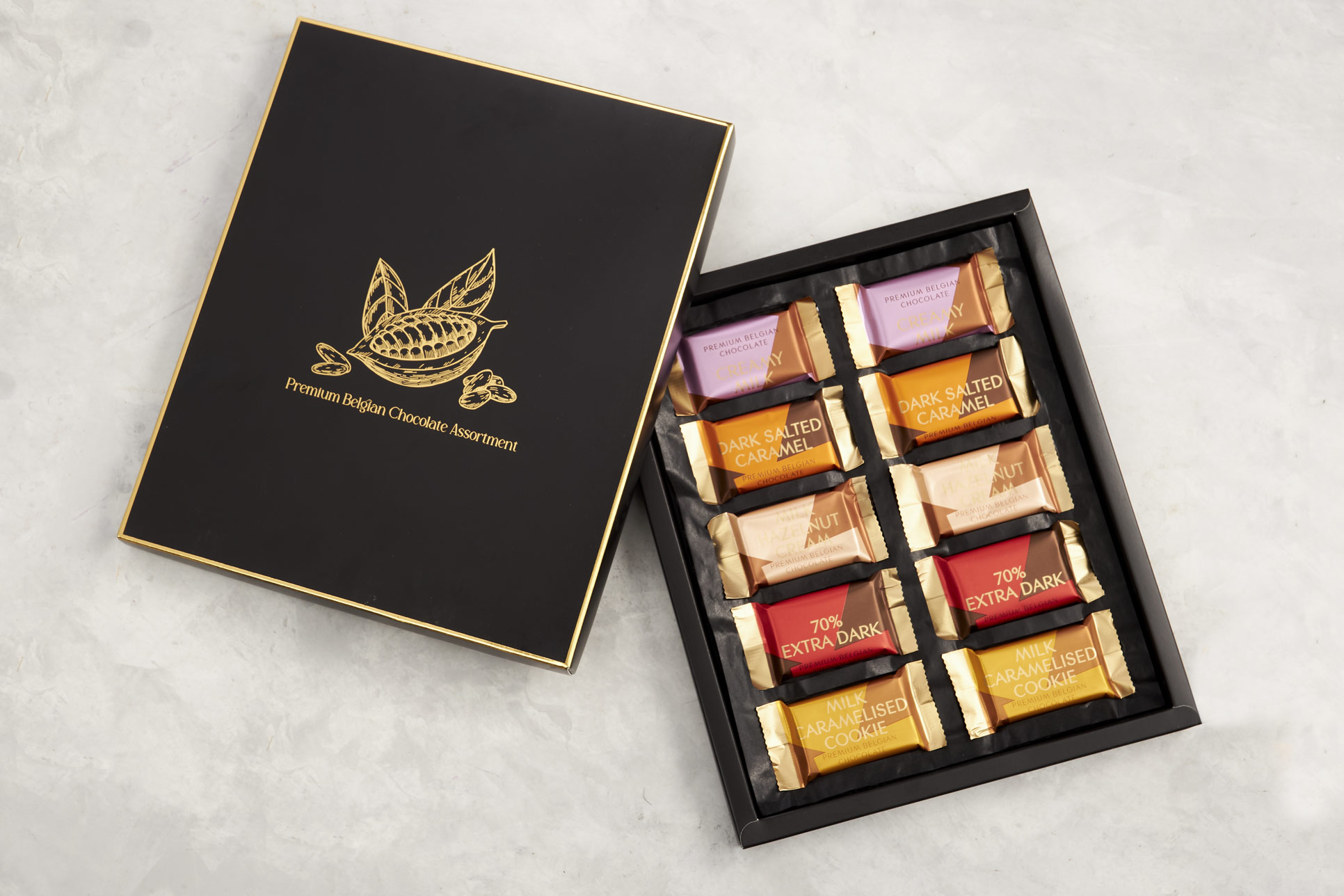 Chocolates Belgas Navidad