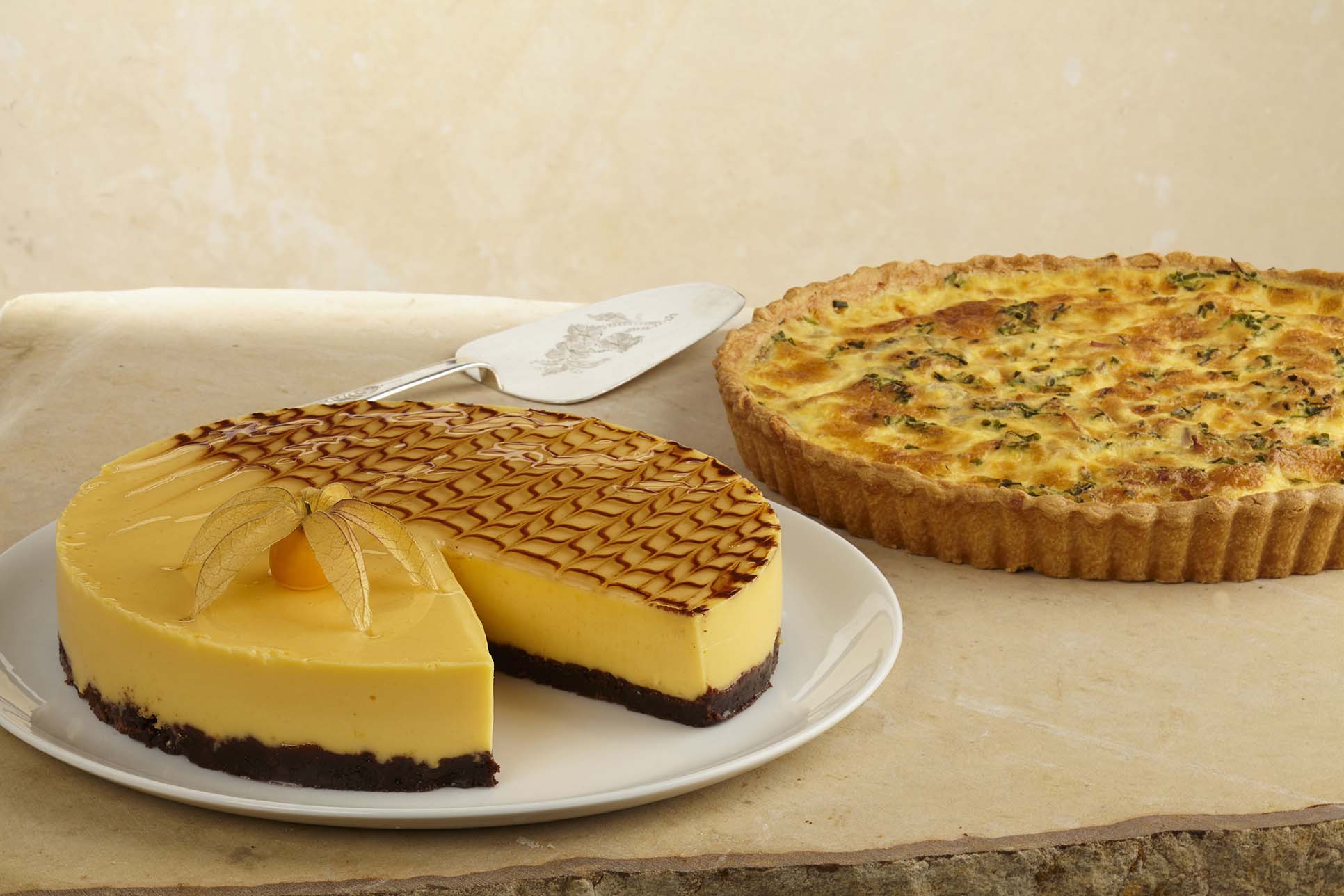 Quiche y Tentación Maracuyá