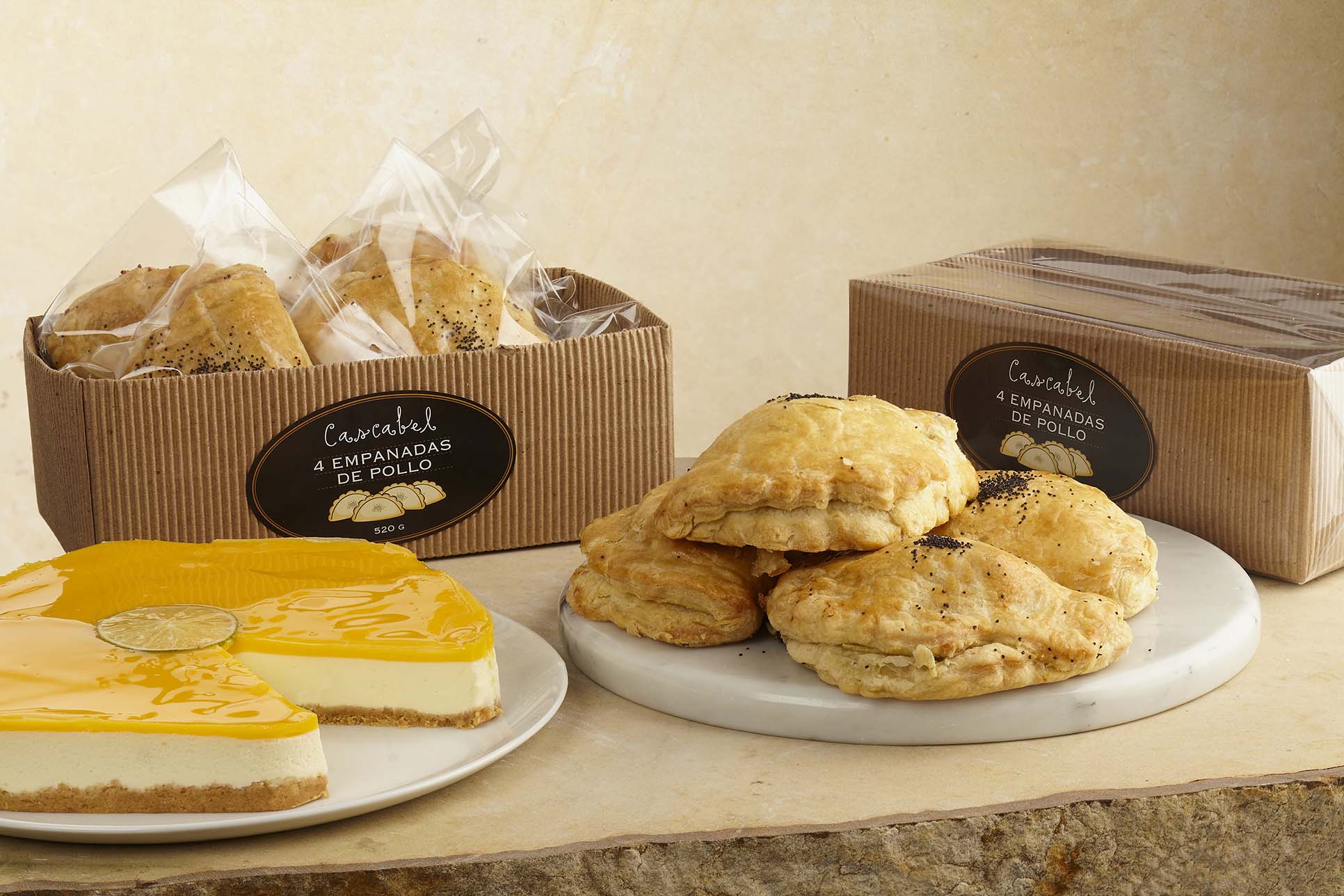 Empanadas y Cheesecake de Limón