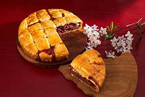 Pie de Frutos Rojos y Manzana